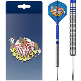Bullseye Bully Design Steel Tip Darts – 90% Tungsten