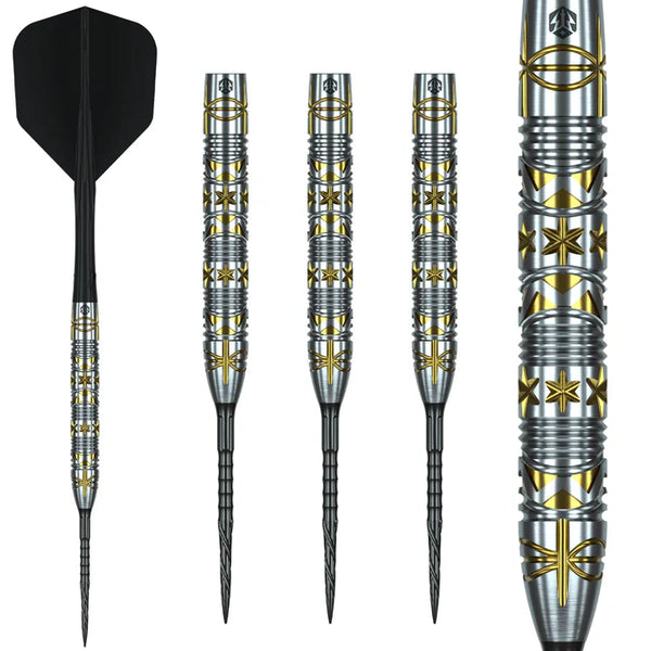 Caliburn Halo H1 Steel Tip Darts – 95% Tungsten