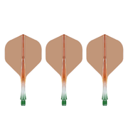 Caliburn SUP No2 Moulded Flights - Two Tone