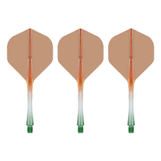 Caliburn SUP No2 Moulded Flights - Two Tone