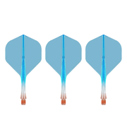 Caliburn SUP No2 Moulded Flights - Two Tone