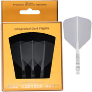 Cuesoul Rost T19 Clear With Clear All In One Big Wing Moulded Flights