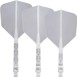 Cuesoul Rost T19 Clear With Clear All In One Big Wing Moulded Flights