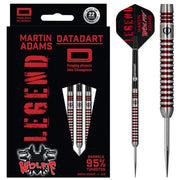 Datadart Martin Wolfie Adams Legend Steel Tip Darts – 95% Tungsten