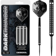 Designa Dark Thunder V2 Steel Tip Darts – 90% Tungsten