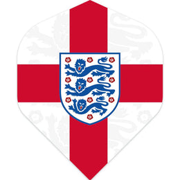 England Official St George Cross / Three Lions Dart Flights - No2 Standard
