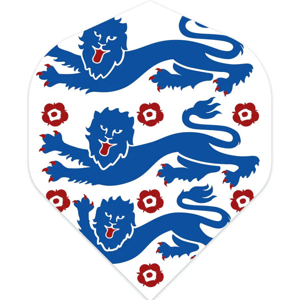 England Three Lions Dart Flights -  No2 Standard