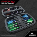 Mission Force 90 Limited Edition EVA Dart Case Grey Denim - Large