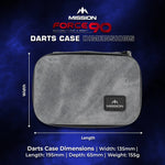 Mission Force 90 Limited Edition EVA Dart Case Grey Denim - Large