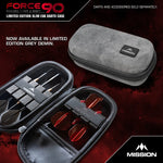 Mission Force 90 Limited Edition EVA Dart Case Grey Denim - Slim