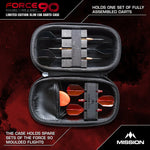 Mission Force 90 Limited Edition EVA Dart Case Grey Denim - Slim