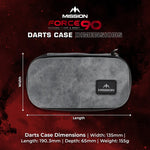 Mission Force 90 Limited Edition EVA Dart Case Grey Denim - Slim