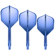 GOAT A1R Clear Blue All In One No6 Moulded Flights