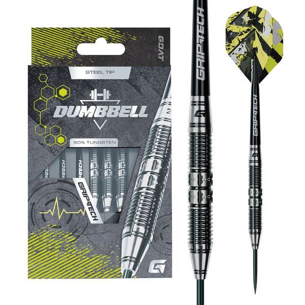 GOAT Dumbbell Steel Tip Darts – 90% Tungsten