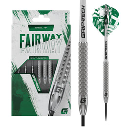 GOAT Fairway V1 Steel Tip Darts – 90% Tungsten
