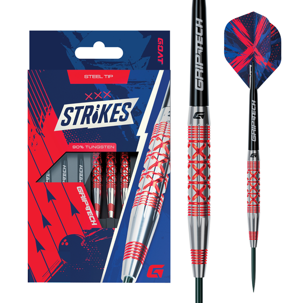 GOAT Strikes Steel Tip Darts – 90% Tungsten