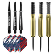 GOAT Homerun Steel Tip Darts – Gold Brass