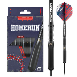GOAT Homerun Steel Tip Darts – Black Brass