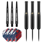 GOAT Homerun Steel Tip Darts – Black Brass
