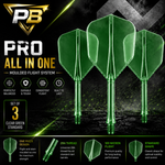 PB Darts Pro All In One Moulded Flight System