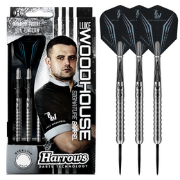 Harrows Luke Woodhouse Steel Tip Darts – 90% Tungsten