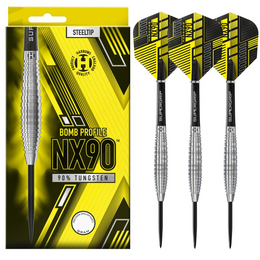 Harrows NX90 Bomb Steel Tip Darts – 90% Tungsten