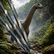 Jurassic Points Bronto Low Grip Dart Points