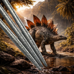 Jurassic Points Steg Medium Grip Screw-in Dart Points