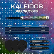 Mission Kaleidos Steel Tip Darts – 95% Tungsten