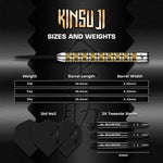 Mission Kinsuji Steel Tip Darts – 95% Tungsten