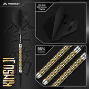 Mission Kinsuji Steel Tip Darts – 95% Tungsten