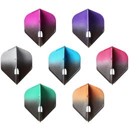 L-Style L1PRO Standard Two Tone Black Dart Flights