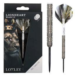 Loxley Lionheart Model 2 Steel Tip Darts – 95% Tungsten