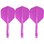 Viper Diamond Core Neon Pink Standard No2 Moulded Flights