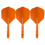 Viper Diamond Core Neon Orange Standard No2 Moulded Flights