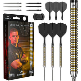 Mission Mike De Decker R2.5 Steel Tip Darts V2 – 95% Tungsten