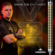 Mission Mike De Decker R2.5 Steel Tip Darts V2 – 95% Tungsten