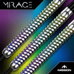 Mission Mirage Steel Tip Darts – 90% Tungsten