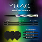 Mission Mirage Steel Tip Darts – 90% Tungsten