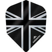 Mission Alliance Union Jack Dart Flights - 100 Micron - No6 Standard