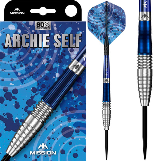 Mission Archie Self Steel Tip Darts – 90% Tungsten