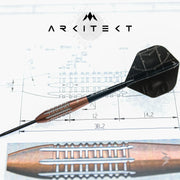 Mission Arkitekt Steel Tip Darts – 90% Tungsten