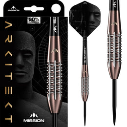 Mission Arkitekt Steel Tip Darts – 90% Tungsten
