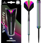 Mission Aurora Steel Tip Darts – 90% Tungsten