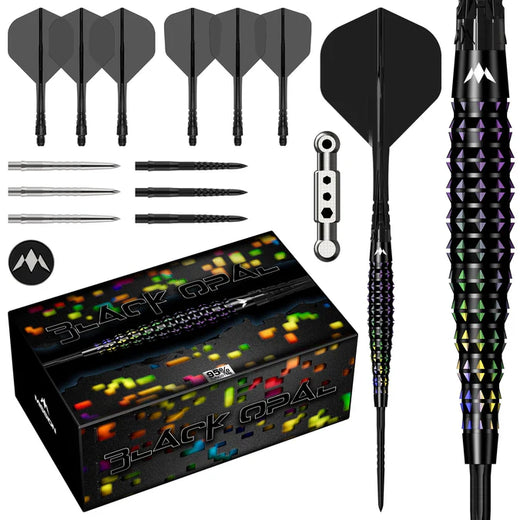 Mission Black Opal Steel Tip Darts – 95% Tungsten