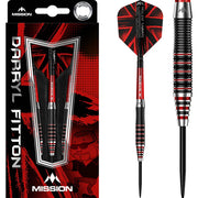 Mission Darryl Fitton Steel Tip Darts – 95% Tungsten