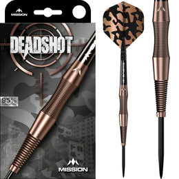 Mission Deadshot Steel Tip Darts – 95% Tungsten