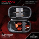 Mission Force 90 Darts EVA Dart Case - Slim