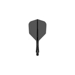 Mission Force 90 Vortex Clear Black No6 Moulded Flights