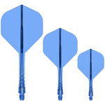 Mission Force 90 Vortex Clear Blue No2 Moulded Flights